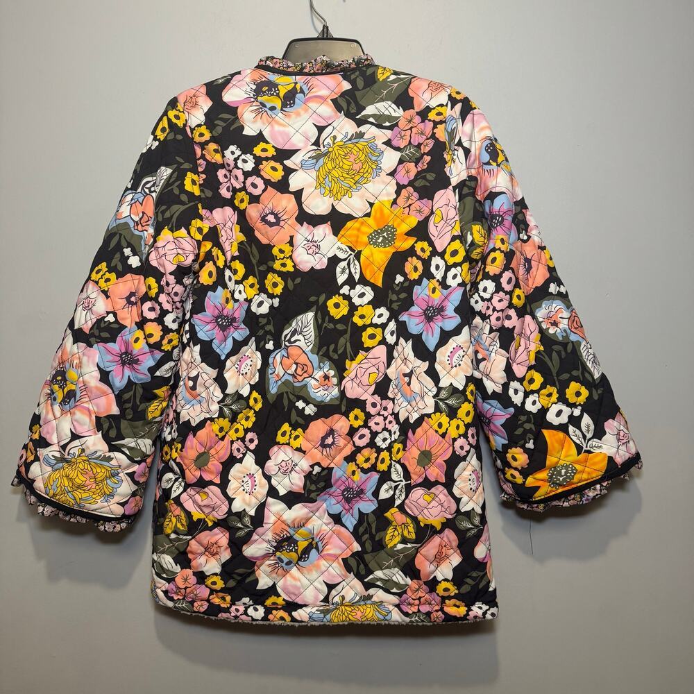 Women’s Boho floral quilted Sherpa lined jacket.‎ Size S. - Picture 4 of 11